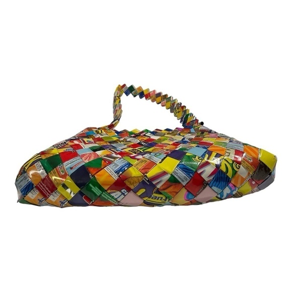 Vintage Candy Gum Wrapper Purse Hand Bag 90's Style Retro Purses - Picture 6 of 7